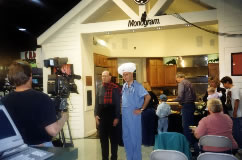 Howard Borden with Dr. Richard Collins.