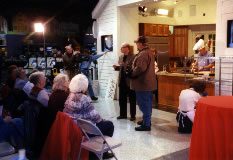 Howard Borden with audience again.